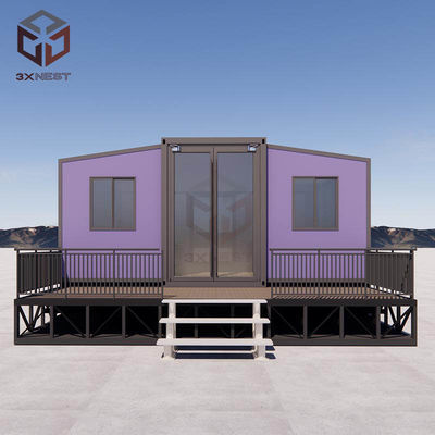 Einfache und schnelle Installation für erweiterbare Doppelflügel Containerhaus