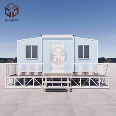Anpassbares 20ft vorgefertigtes Haus mit Schiebefenstern/Aluminiumfenstern und Sandwich-Dach