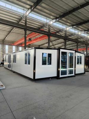 Anpassbares, erweiterbares Doppelflügelcontainerhaus mit Erdbebenbeständigkeit der Stufe 8 und natürlichen Lüftungssystemen