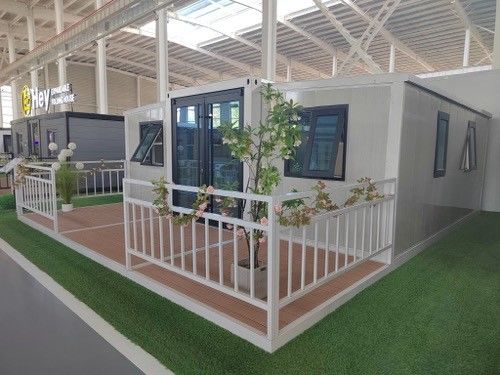 Einfach zusammenklappbarer 20 Fuß langer Behälter ideal für temporäre Pop-up-Projekte EPS/PU/Rock Wool Sandwich Panel Lebensdauer mehr als 20 Jahre