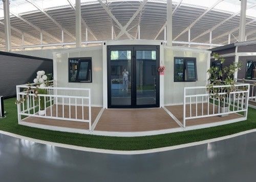 Individuelles Design Klappbare 20 Fuß Container Personalisierte Innenräume und verschiedene Bodenbelagoptionen für ästhetische Anziehungskraft