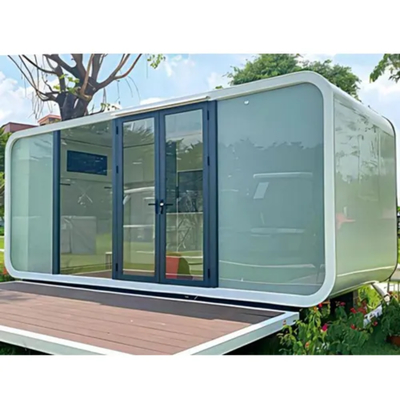Apple Capsule House 6m x 3,3m x 3m mit Solarstrom und WLAN