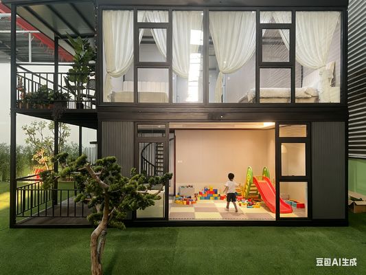 2 KN/m2 Bodenbelastung erlaubt, erweiterbares Schiffscontainerhaus mit starker und langlebiger Haltbarkeit