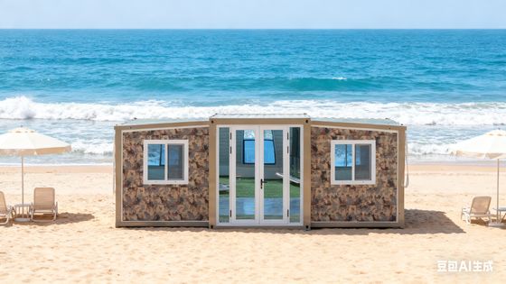 Faltbarer 20-Fuß-Container, anpassbares Doppeldach, einfach zu versenden