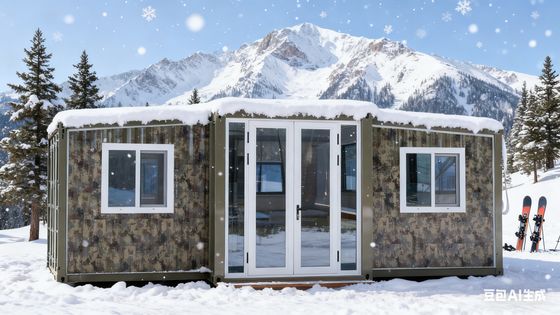 Side Top T50 EPS Board Klappbarer 20ft Container für einfache Versand / 2 Stück Platz für 2-4 Personen