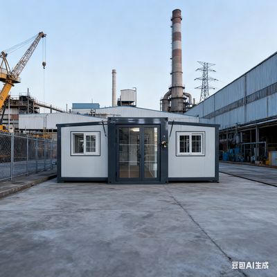 Faltbarer 20-Fuß-Container mit 50-75 mm EPS-Sandwichplatte, 37 Quadratmeter Grundfläche und einfacher, schneller Installation