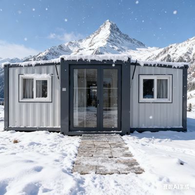 Moderner, faltbarer 20-Fuß-Container mit seismischer Leistung der Stufe 8, Bull 30*30 Flat Lame Light und 1.172 Kubikfuß Fassungsvermögen