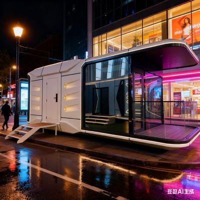 3460 Breite Raumkapsel Haus mit 7 Tonnen Nettogewicht und 29,6 Quadratmeter Bodenfläche