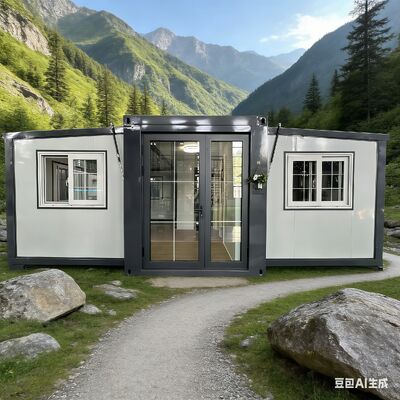 Klappbarer 20 Fuß-Container mit L5900*W2200*2480mm Klappgrößen, 28.000 kg Ladekapazität und anpassbaren Fenstern und Layout