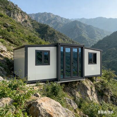 Vollverzinkter Klappbehälter von 20 Fuß mit anpassbarem Hauslayout und optionaler Eingangstür