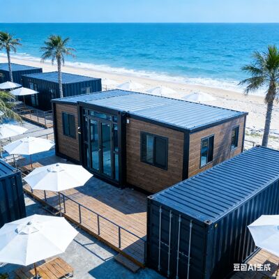 Vollverzinkter Klappbehälter von 20 Fuß mit 50 mm isoliertem EPS-Dach und anpassbarer Farbe für modulare Lagerlösungen