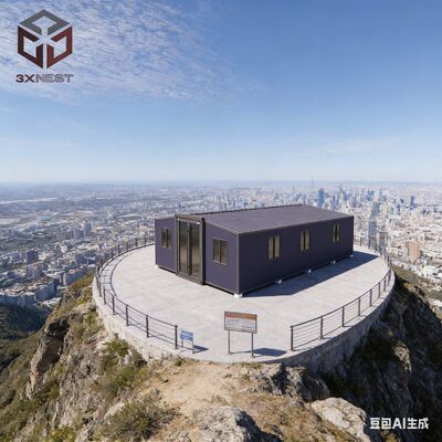 Erweiterte Größe L11800 B6220 H2480mm 40ft Montierte Wohnhäuser Kundenspezifische Farbe Modulare Wohnlösungen für die Montage konzipiert