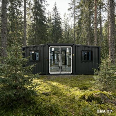 Anpassbare Terrasse Klappbehälter 20 Fuß mit vollständig verzinktem Rahmen und EPS/PU/Rock Wool Sandwich Panel Dach