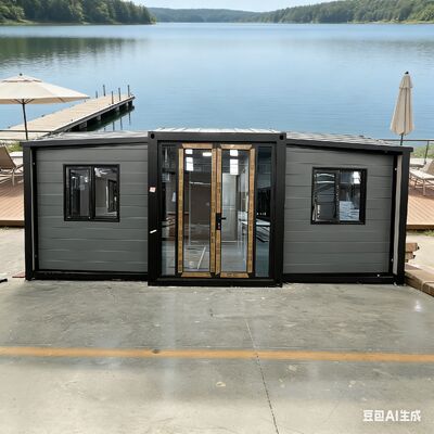 Faltbarer 20-Fuß-Container mit 4,18 KN/m² Windwiderstand und Wärme- und Schalldämmung für vorgefertigte Tiny Houses