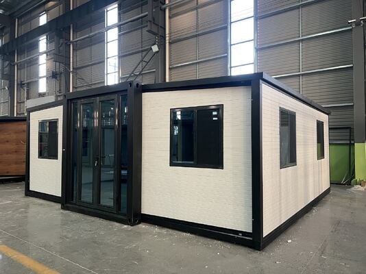 Faltbarer 20-Fuß-Container mit 30-40 Jahren Lebensdauer, wasserdicht, winddicht und vollverzinktem Hauptrahmen