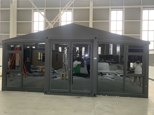 Vollverzinkter Seitenrahmen Klappbehälter von 20 Fuß mit Windfestigkeit von 4,18 KN/m2 und Lebensdauer von 30-40 Jahren